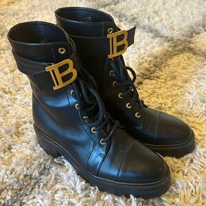 Balmain combat boots